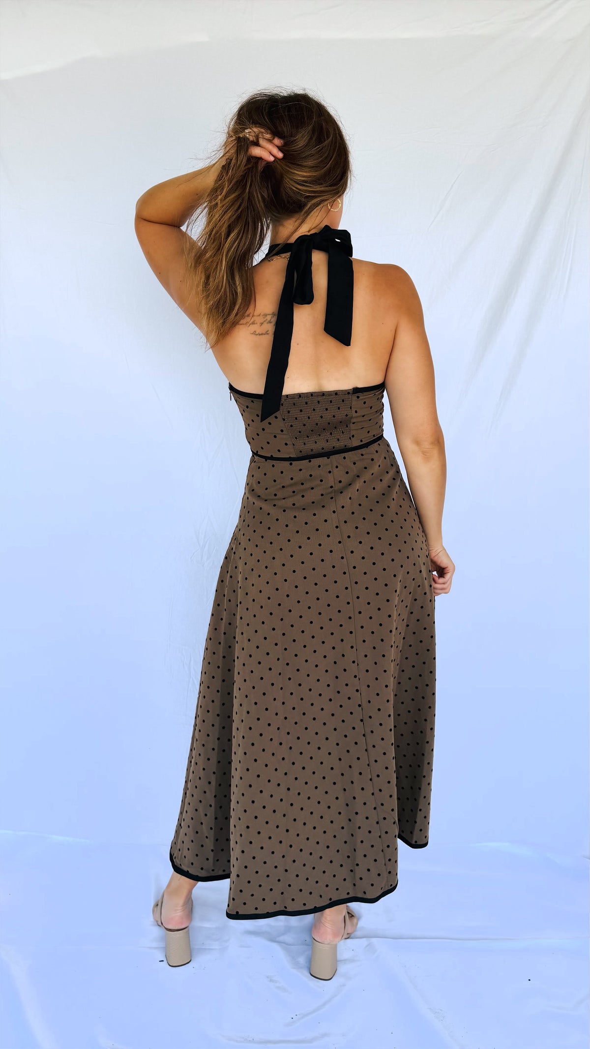 Dottie Halter Midi Dress